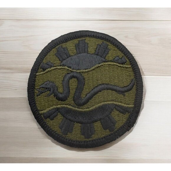 Vintage Military Patch 116th Cavalry Brigade US Army Subdued Serpent Combat Team - Picture 1 of 6